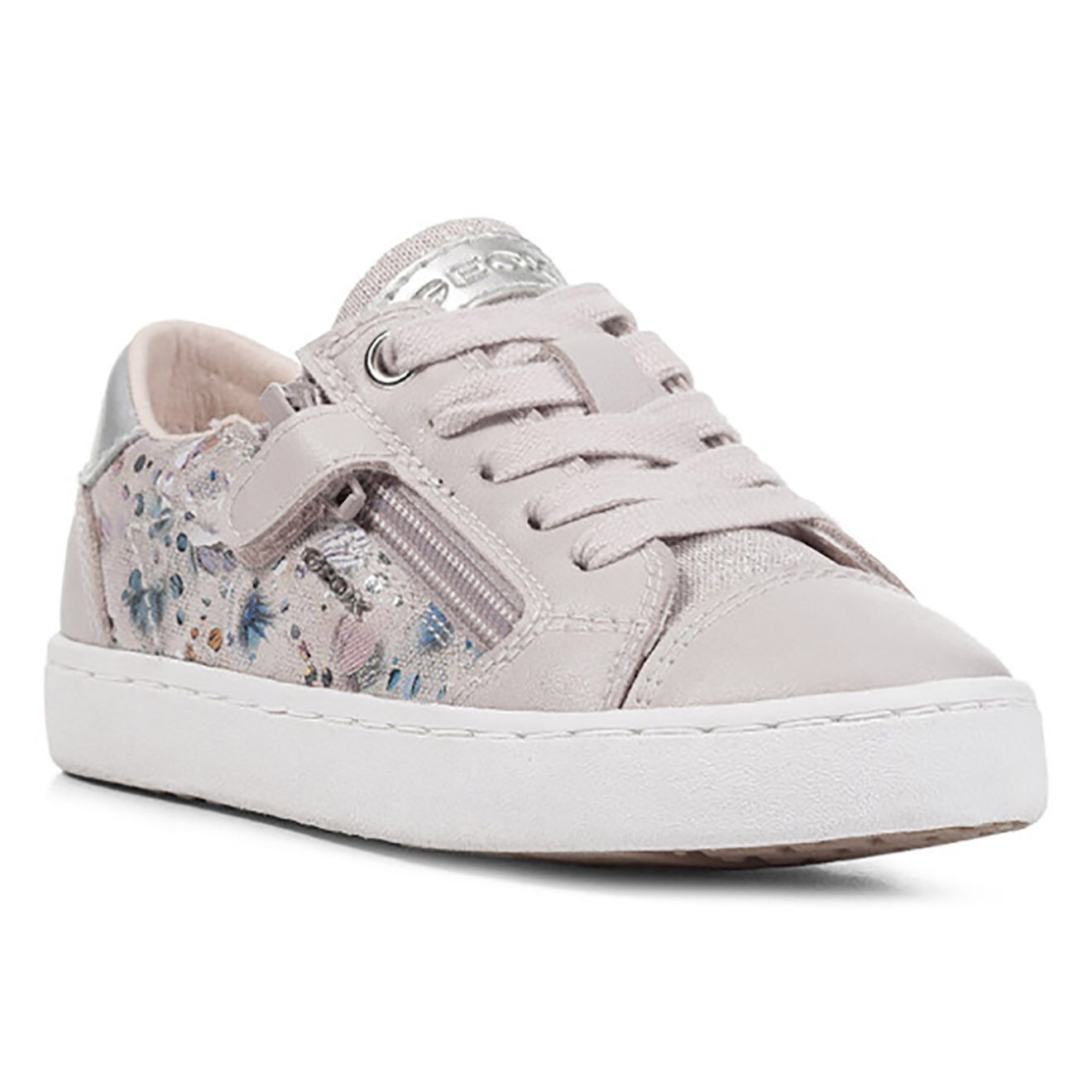 Geox Baskets en Cuir Kilwi rose pâle