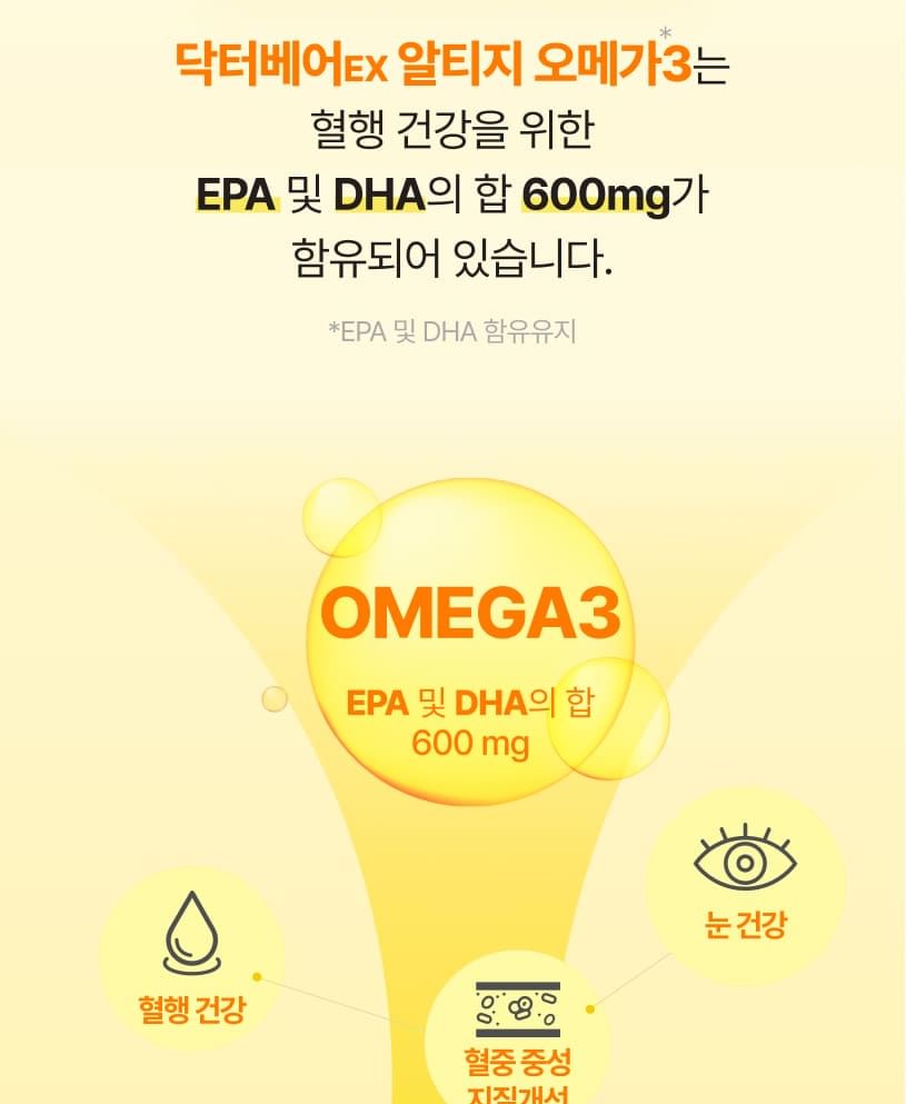 DAEWOONG - Dr.Bear+ EX rTG Omega3