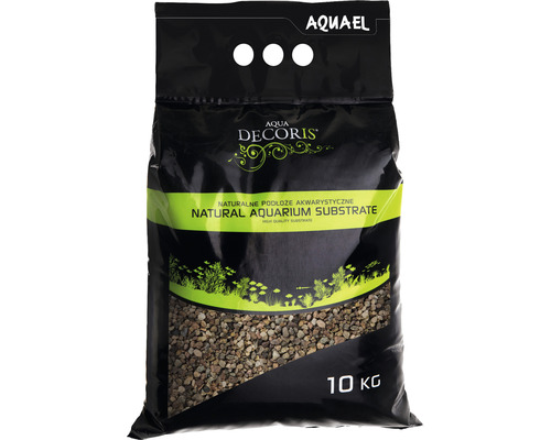 Aquariumgrind, substraat AQUAEL naturel veelkleurig 5-10 mm 10 kg