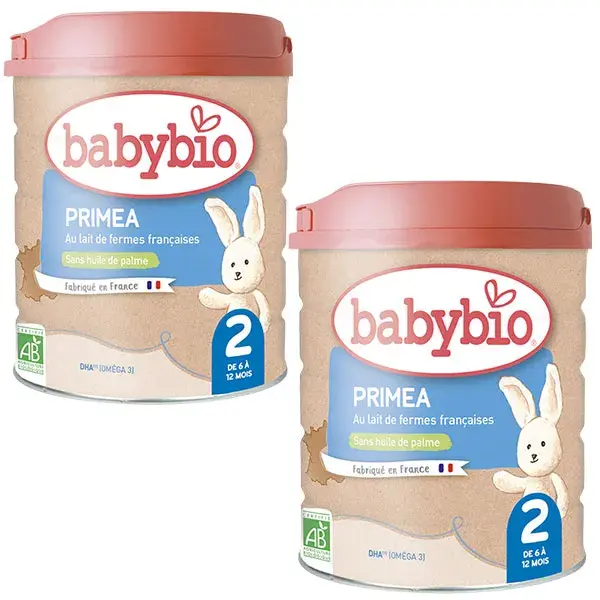 Babybio Primea 2 - Fórmula Essencial - Pacote com 2 x 800g