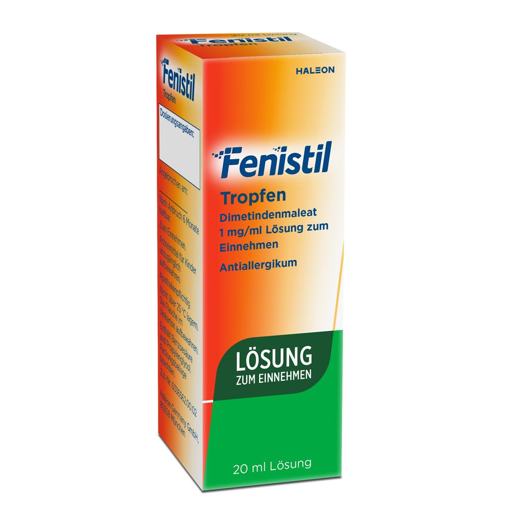 Fenistil Tropfen, Dimetindenmaleat 1 mg/ ml zum Einnehmen, Antiallergikum