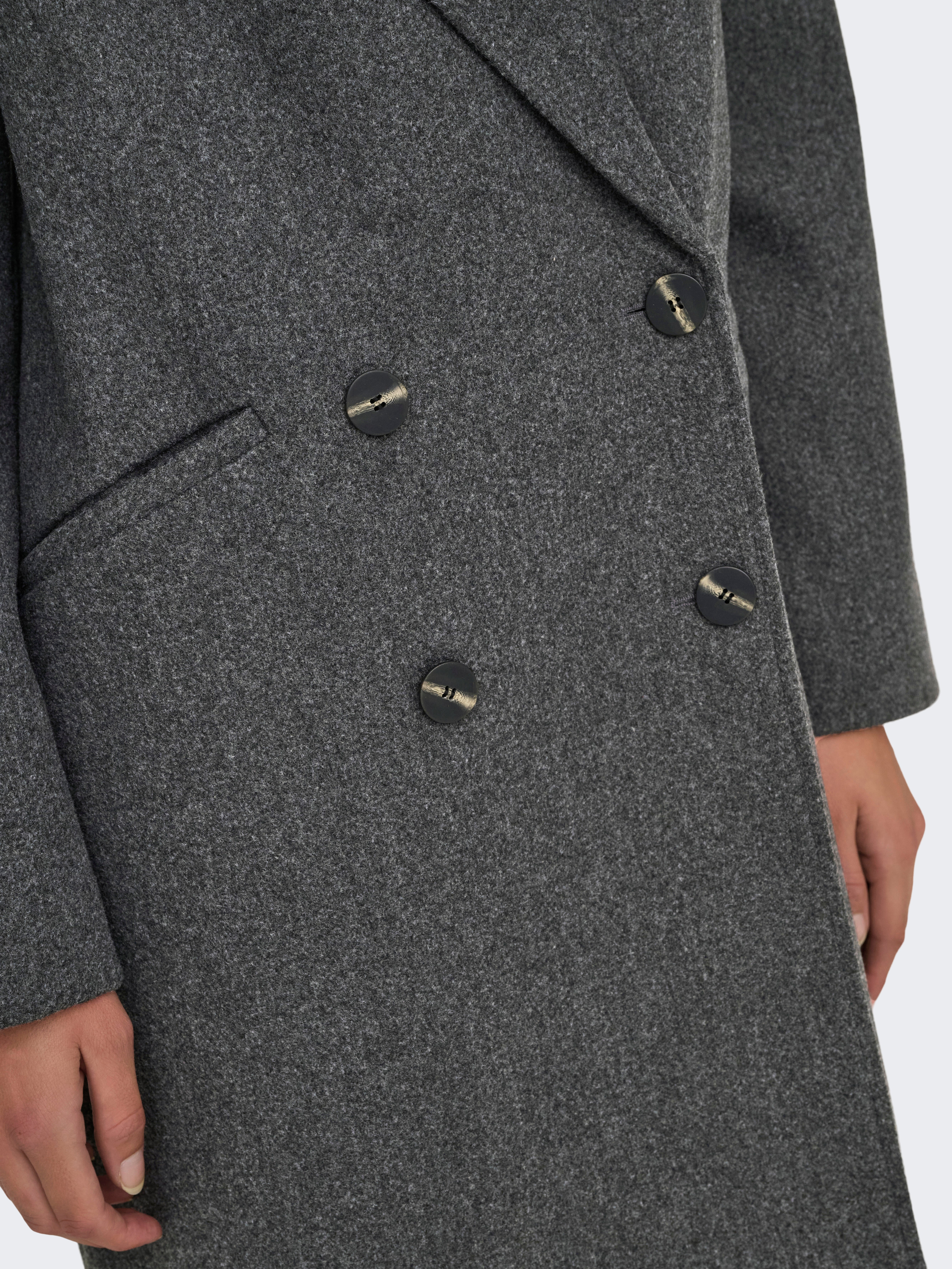 ONLBLAKE Mantel Dark Grey Melange