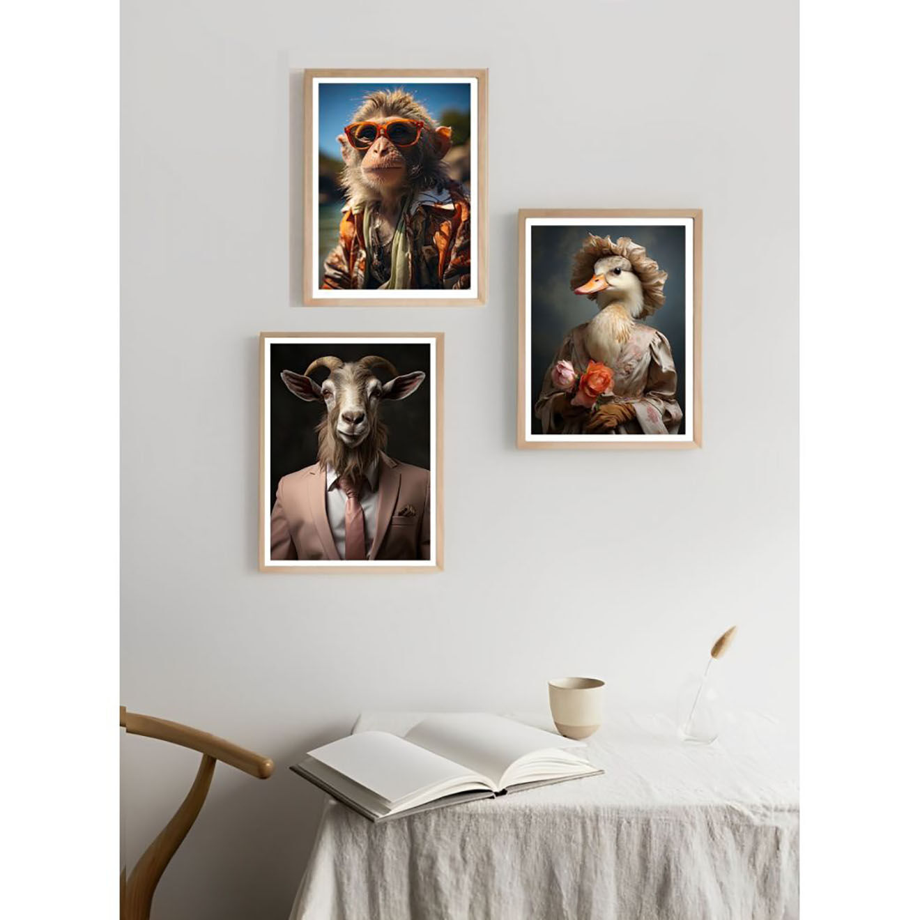 Hartman Affiche Animal Elegance 09  multicolore - 30x40 cm