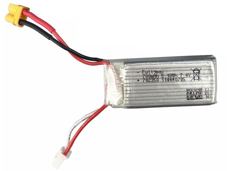 Amewi RC-Akku LiPo 700 mAh 7.4 V 25C Ersatz Akku zu Amewi AFX180 Pro Heli mit XT30 Stecker