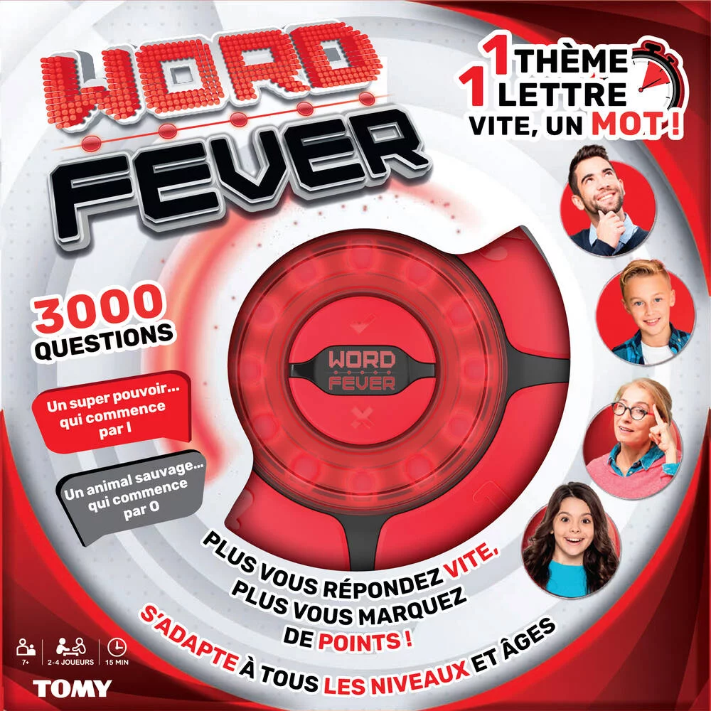 WORD FEVER - JEUX FAMILLE ELECTRONIQUE