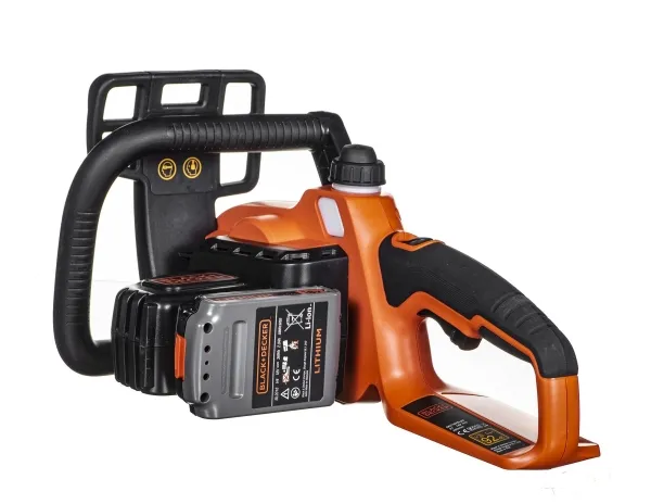 Black & Decker GKC1825L20, 25 cm, 3,5 m/s, Sort, Orange, Batteri, 2 At, Lithium-Ion (Li-Ion)