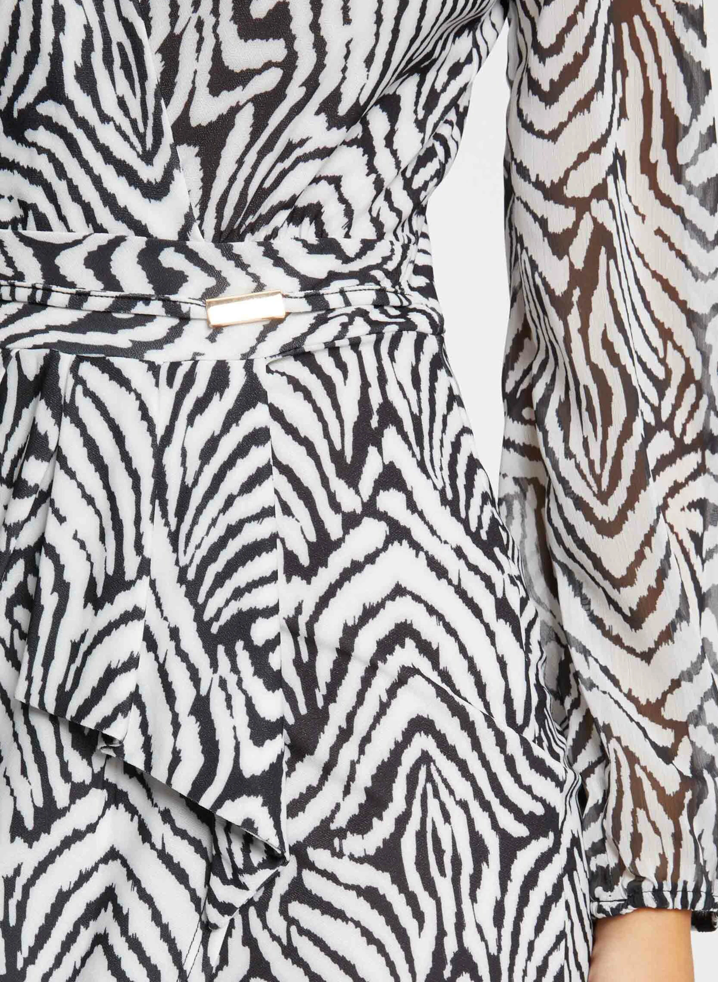 RENNE - Robe portefeuille imprimée | Multicolore