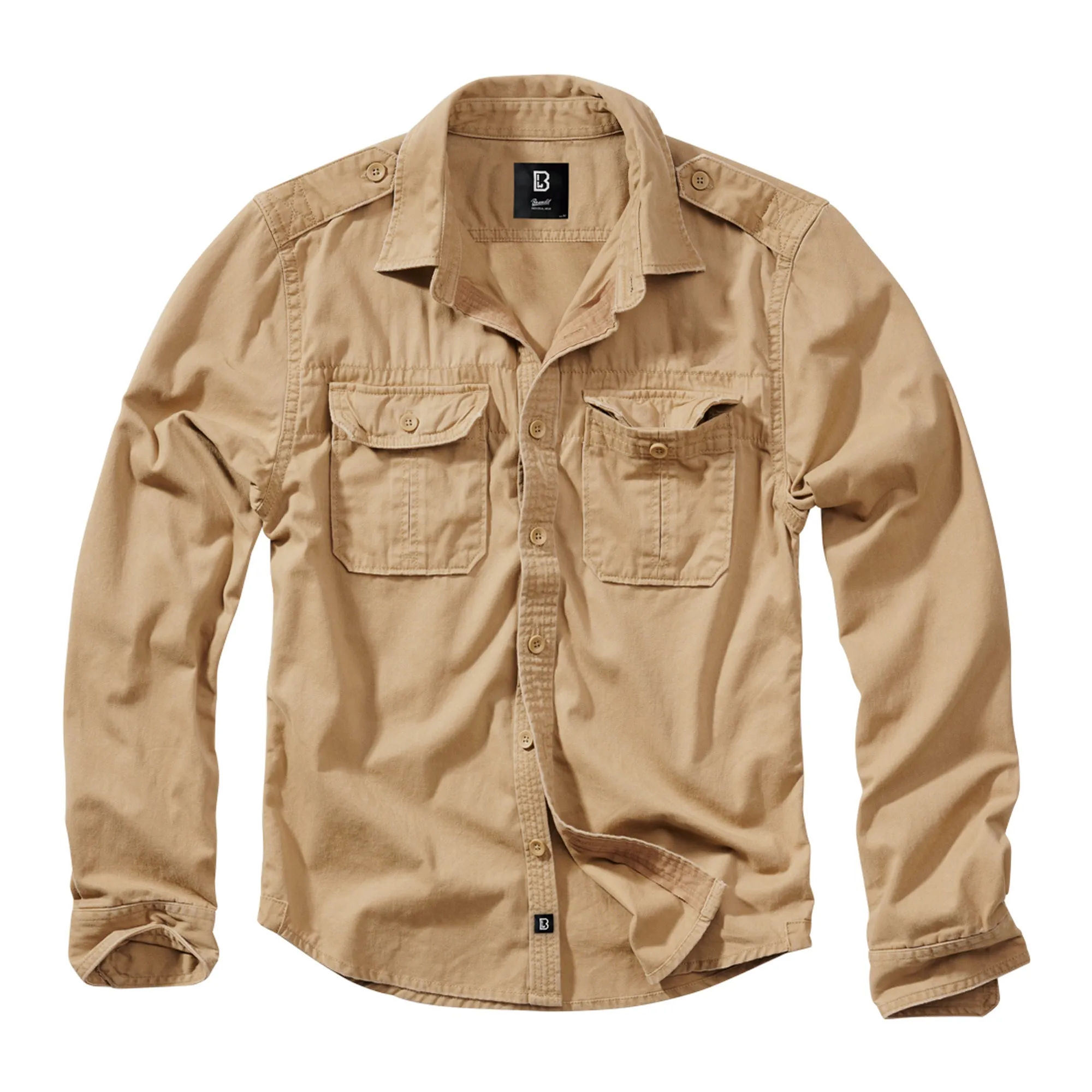 Brandit -  Hemd Vintage Shirt Longsleeve