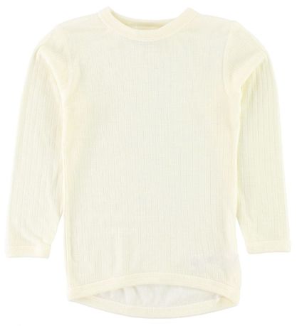 Joha Bluse - Uld - R?hvid