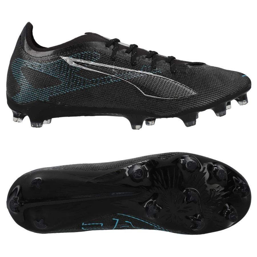 PUMA Ultra 5 Pro FG/AG Eclipse - Noir/Argenté/BLeu