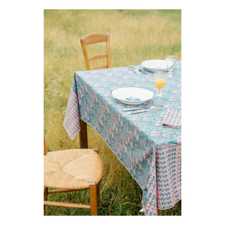 Louise Misha Nappe Carla en coton bio | Bleu