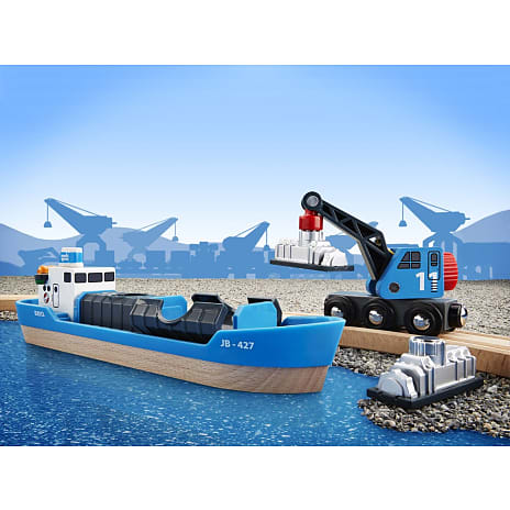BRIO 33534 Containerskib