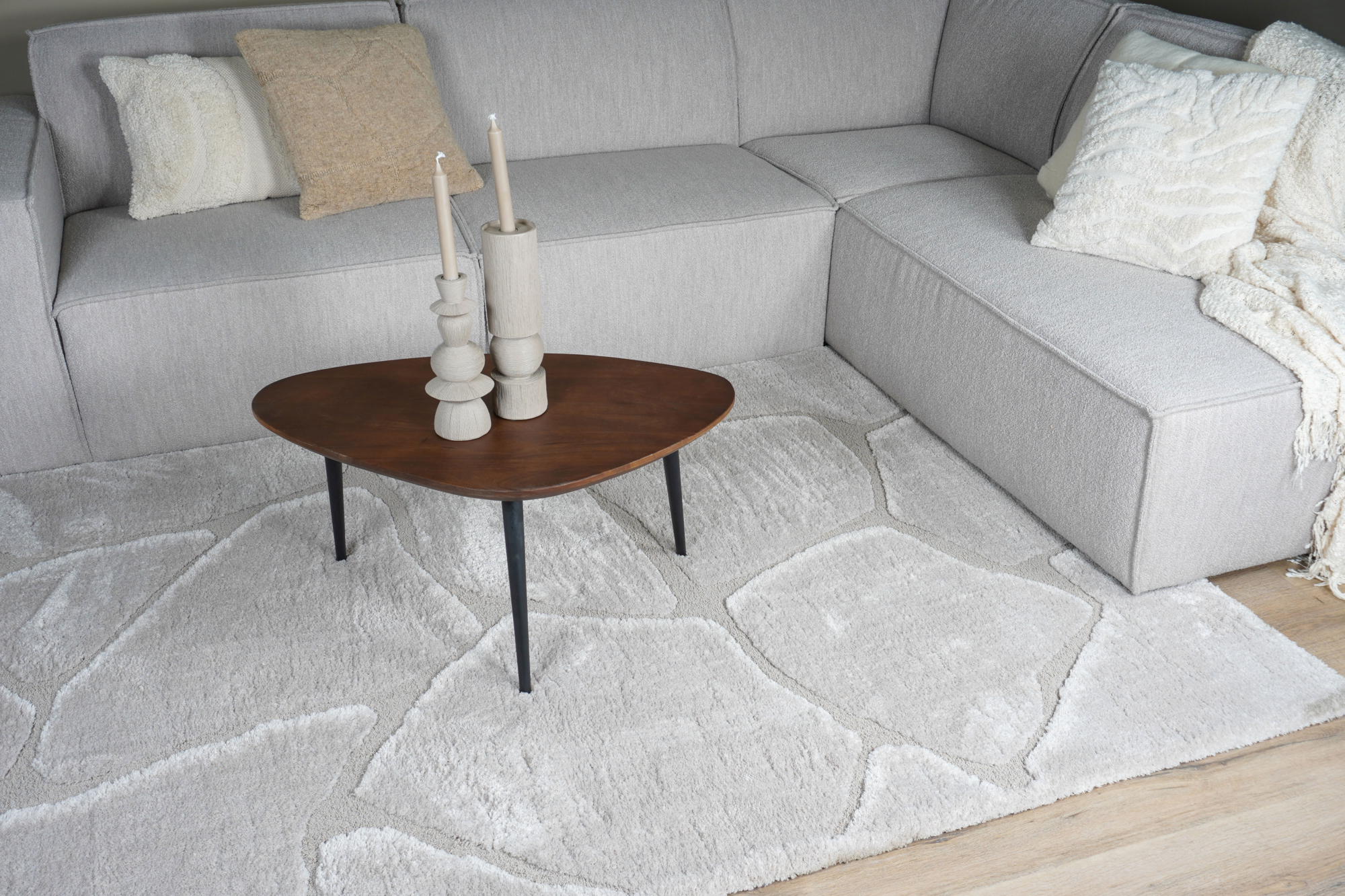 Vloerkleed Macy Beige 240 x 340 cm