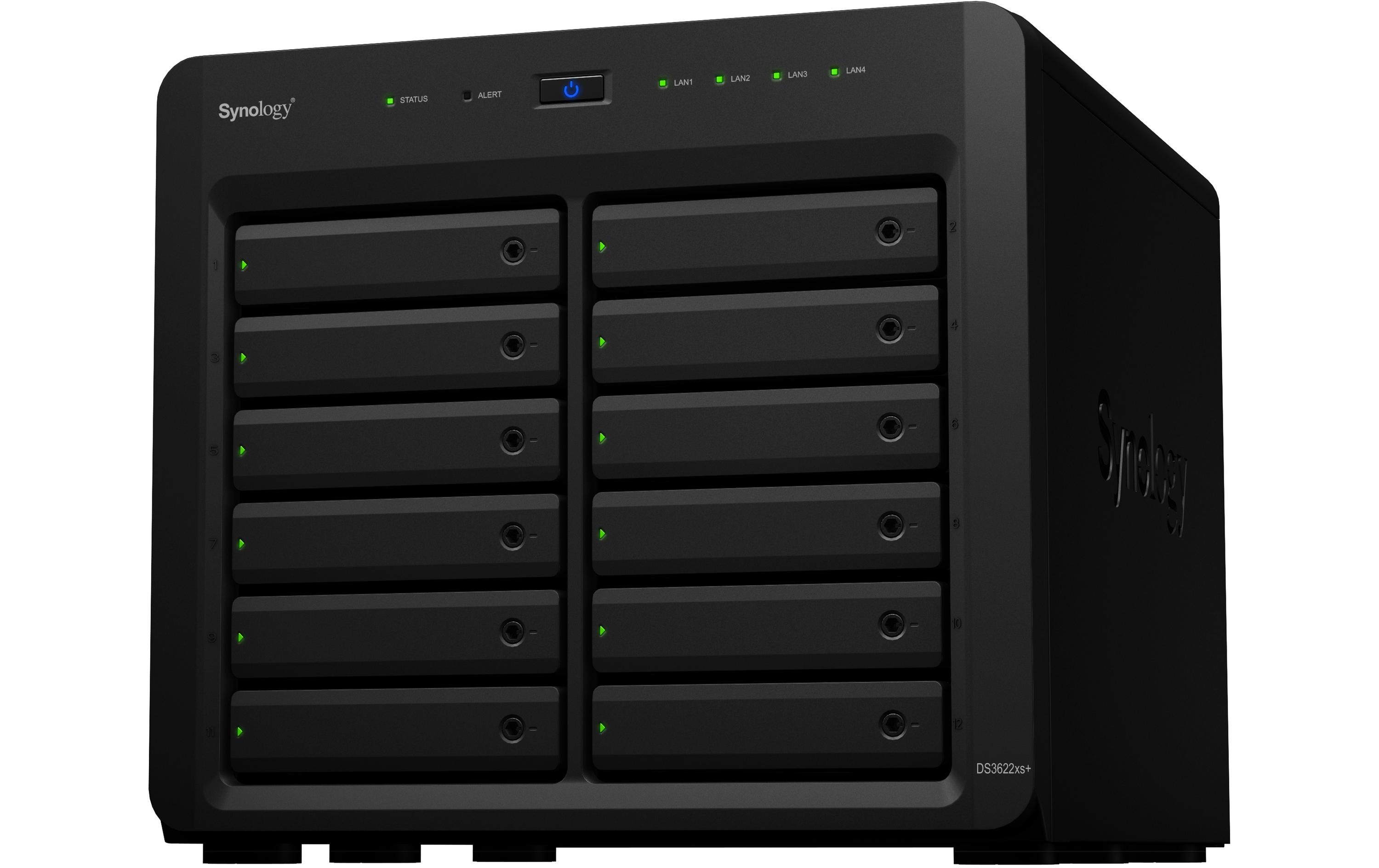 NAS DiskStation DS3622xs+ 12-bay<br>NAS mit 12 Laufwerkschächten
