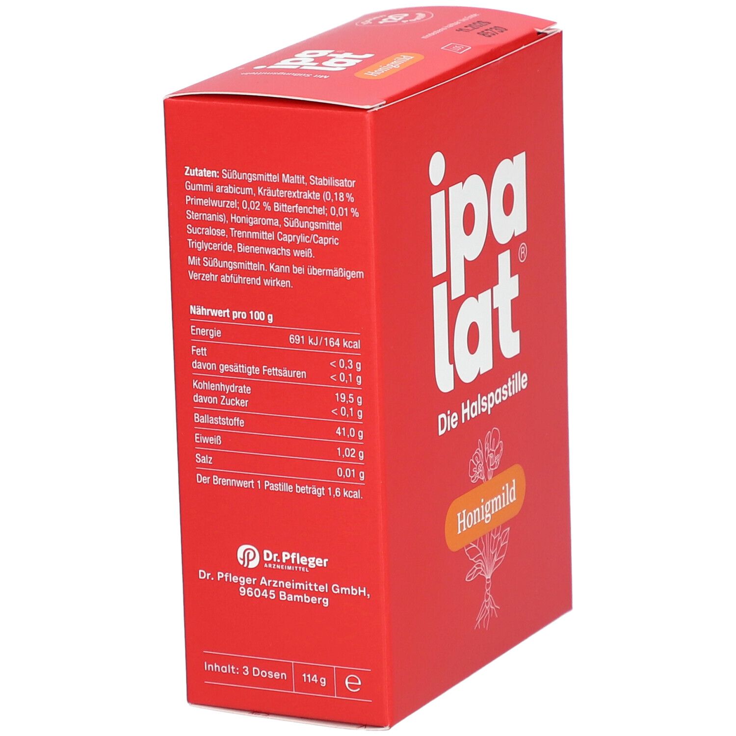 ipalat® Honigmild mentholfrei