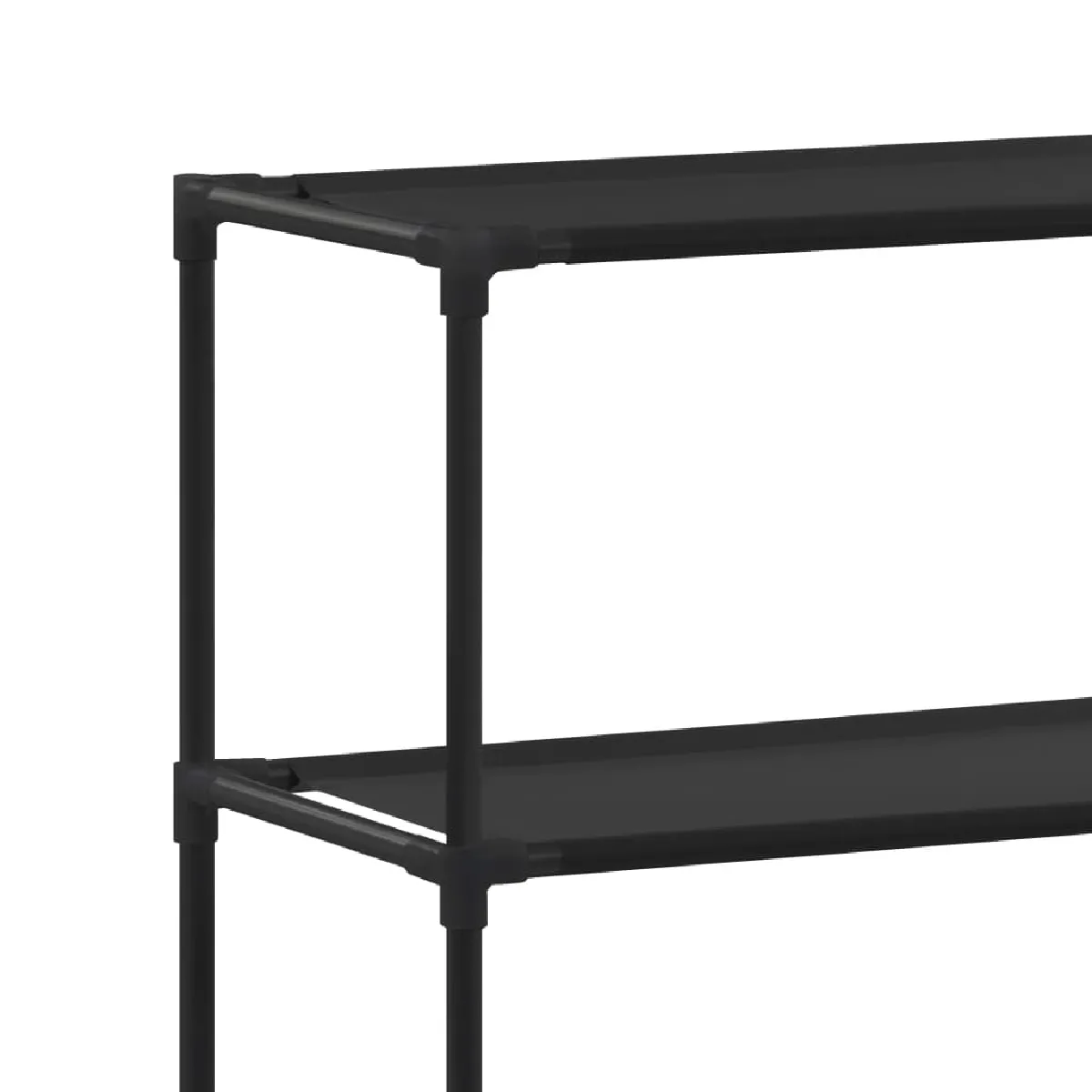 Helloshop26 Support rangement toilettes 3 niveaux - Noir