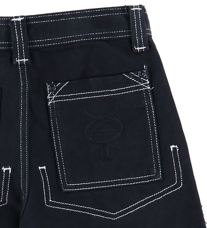 Quiksilver Jeansshorts - Quecksilber - Schwarz