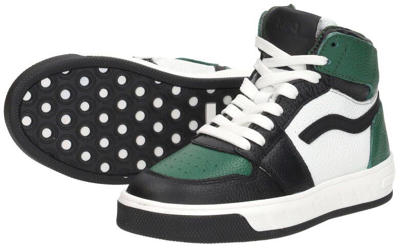 Keq Veterschoenen Hoog groen