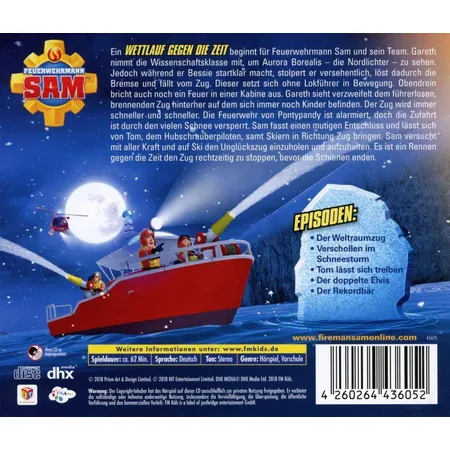 Edel Kids CD Feuerwehrmann SAM - Wettlauf Gegen die Zeit