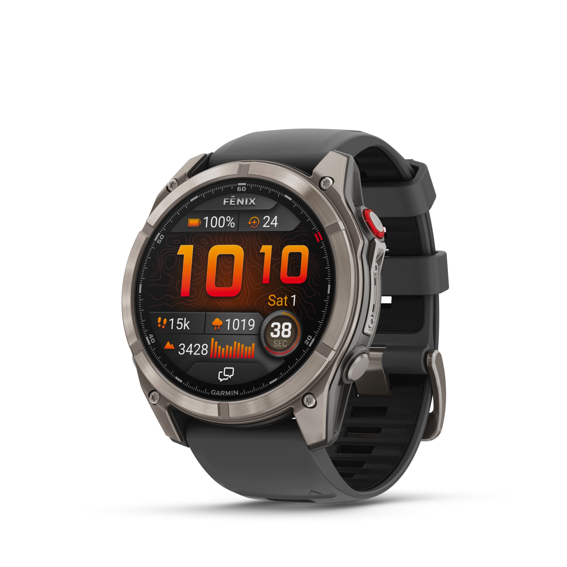 Garmin Smartwatch »FENIX 8 Pro - 51 mm smarte Premium Multisport GPS-Uhr« (3,556 cm / 1,4 ″)