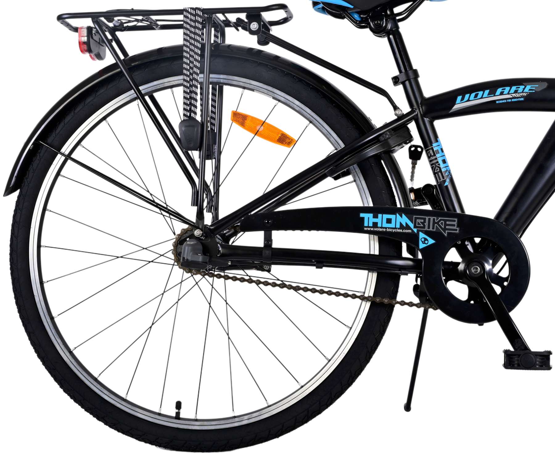TPFSports Thombike Kinderfahrrad - Jungen - 26 Zoll - Rücktritt + Handbremse - 3 Gänge - Blau