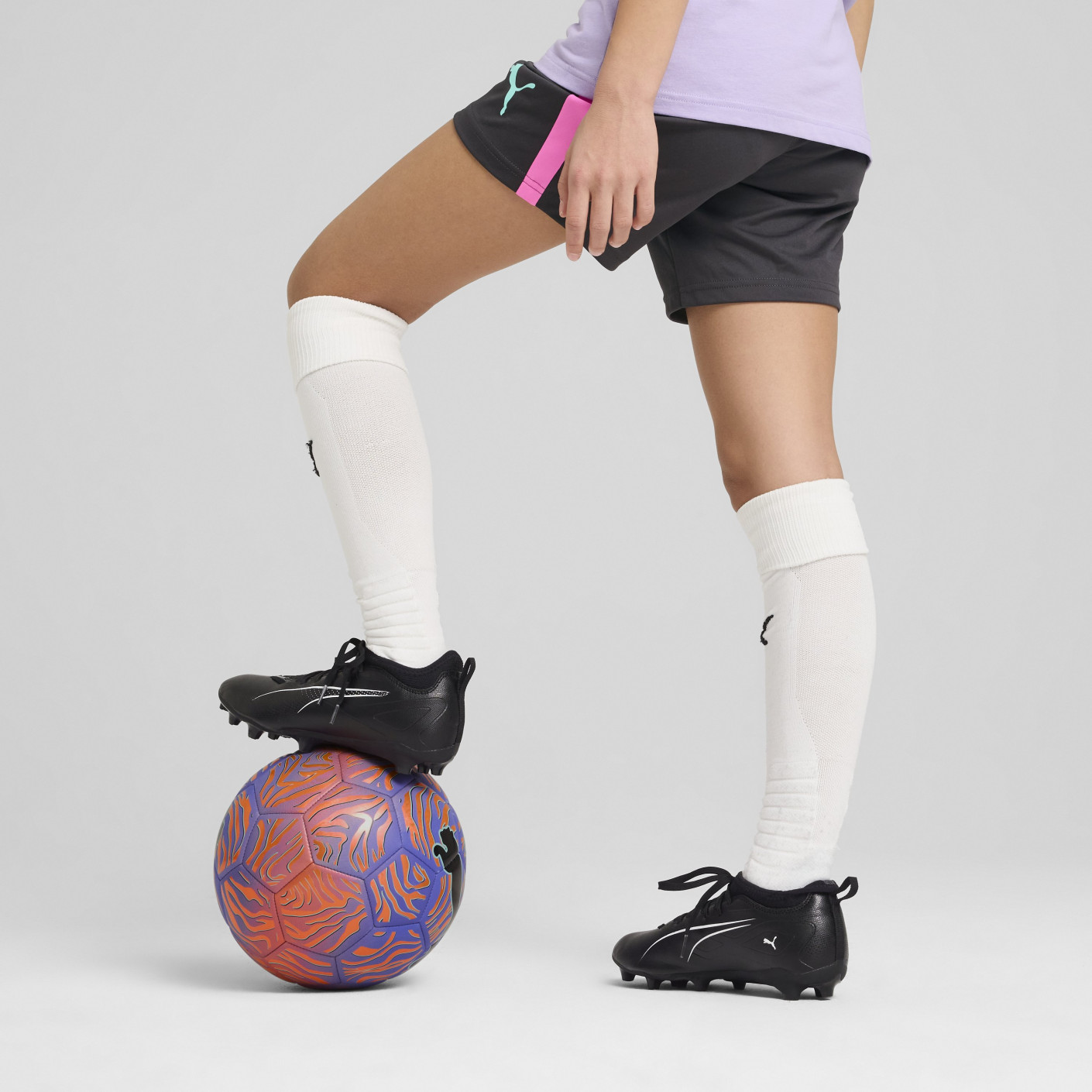 PUMA Neymar Jr. Creativity Trainingsset Kids Paars Oranje Zwart