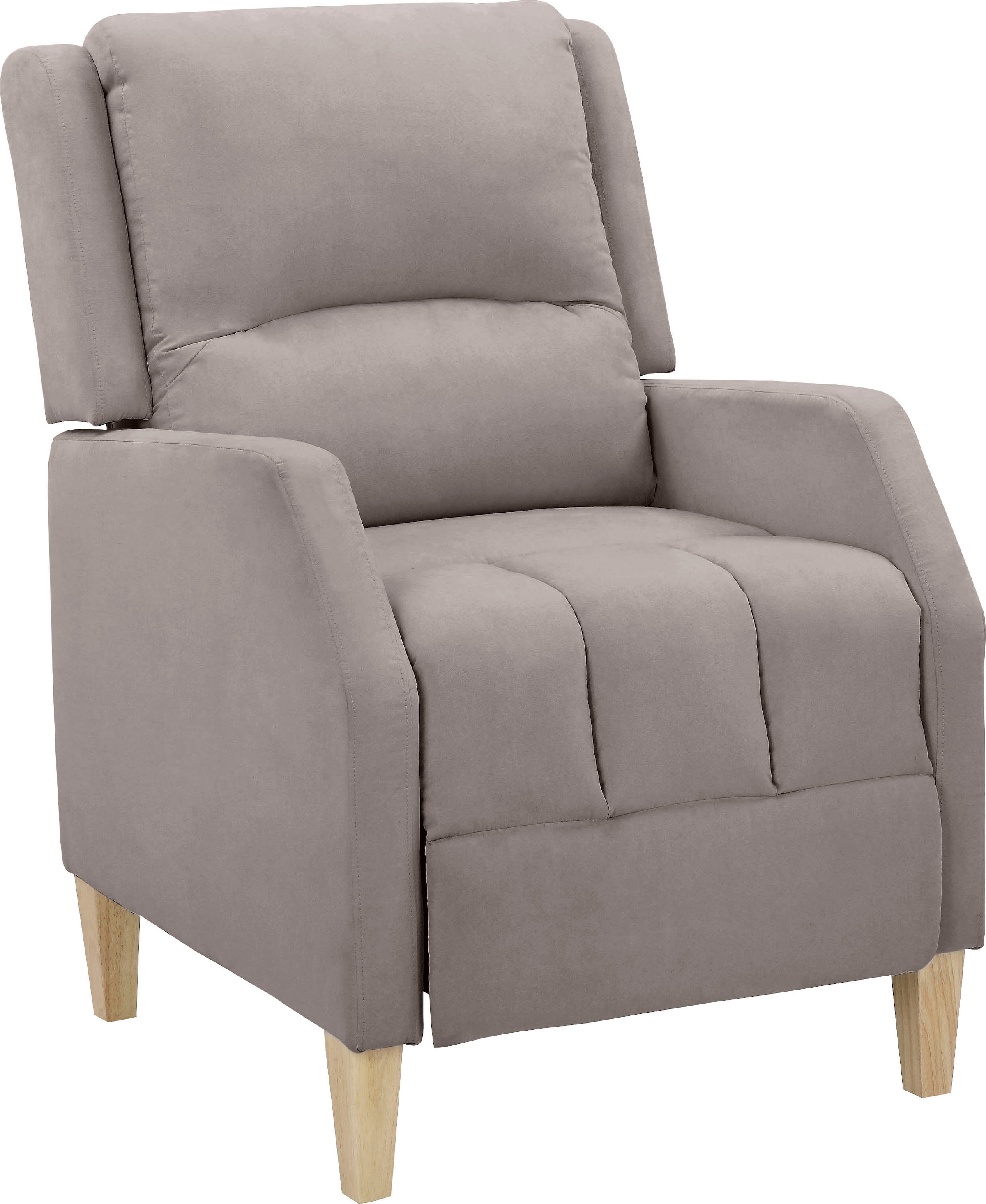 Home affaire Relaxsessel »Tholey, TV-Sessel, mit Schlaffunktion,« 1 Stk. tlg. mit Verstellung, Sitz und Rücken gepolstert, Sitzhöhe 51cm