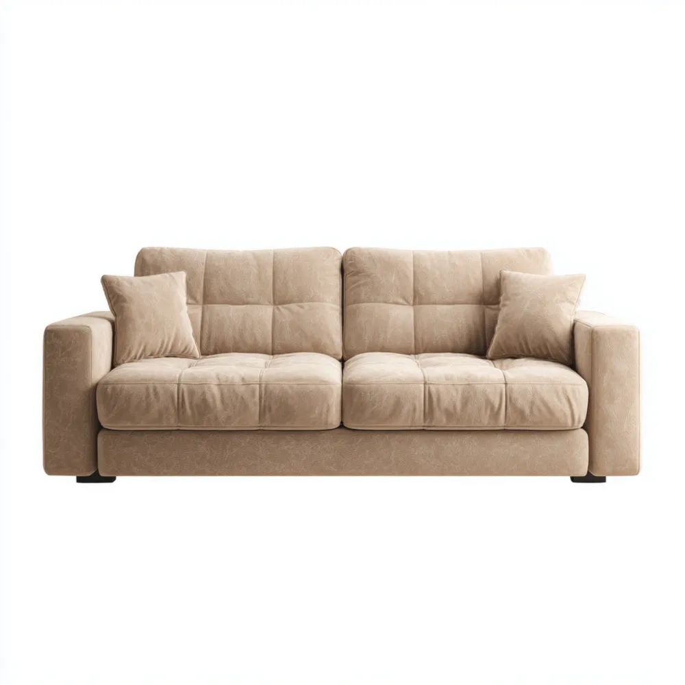 2-Sitzer-Sofa Stoff 200x95x90 cm – Beige – Modernes Design
