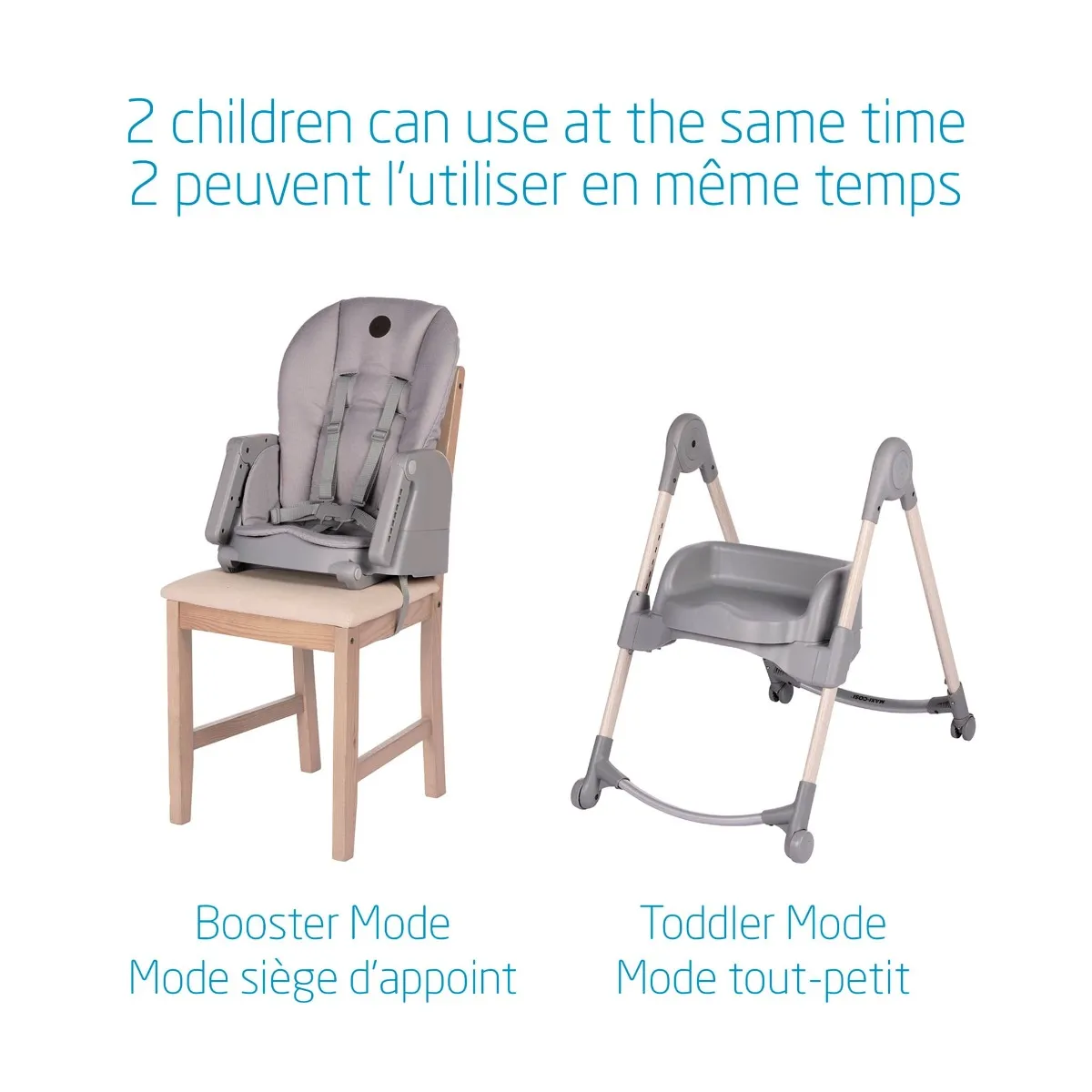 Maxi-cosi Chaise Haute Minla - Cascade Gris