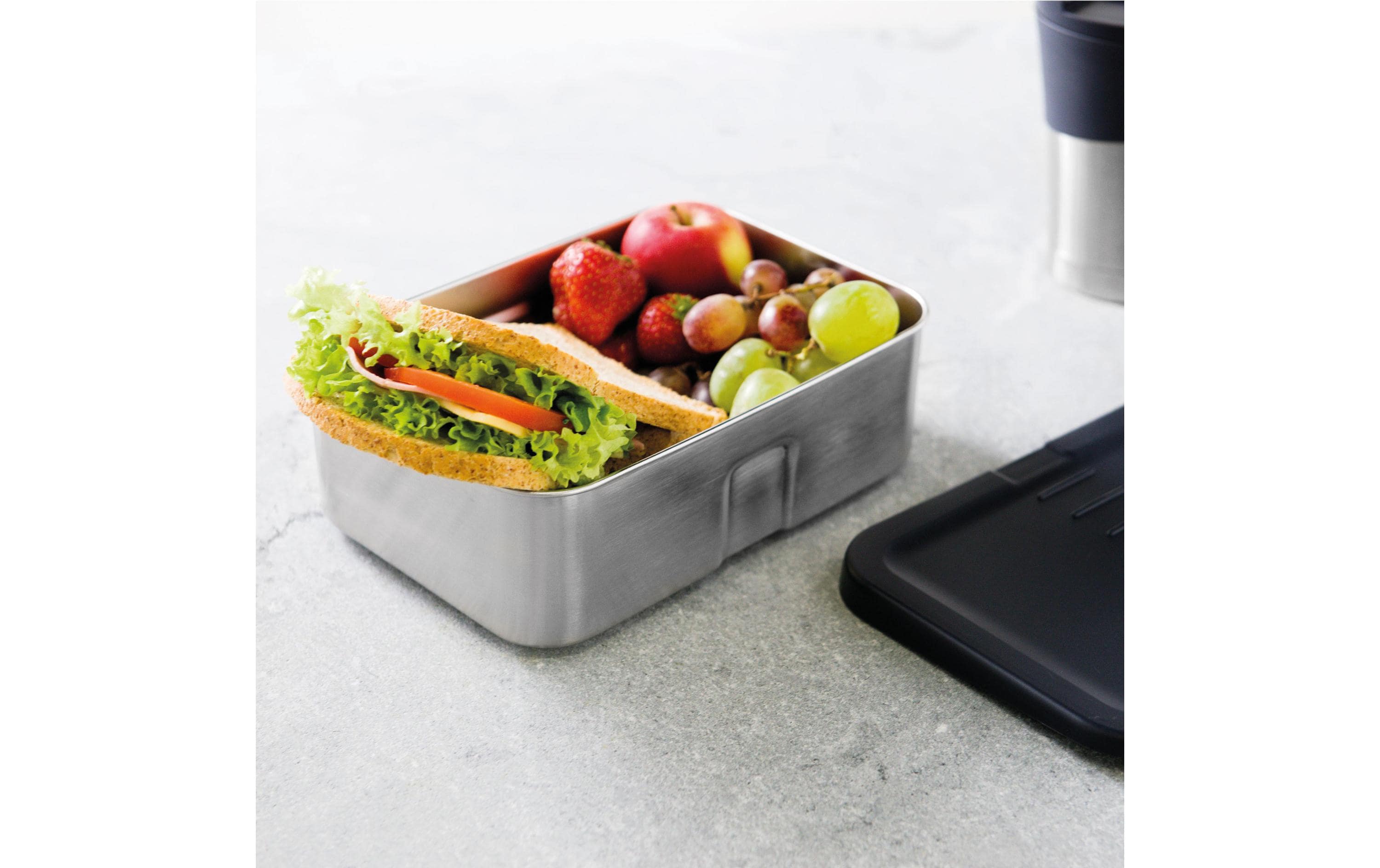 Lunchbox Essentials Silber/BlauLunchbox