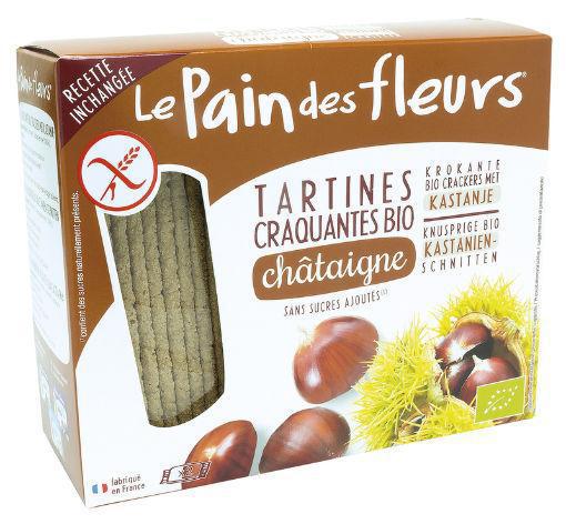 Le Pain Des Fleurs Tamme kastanje cracker 150g
