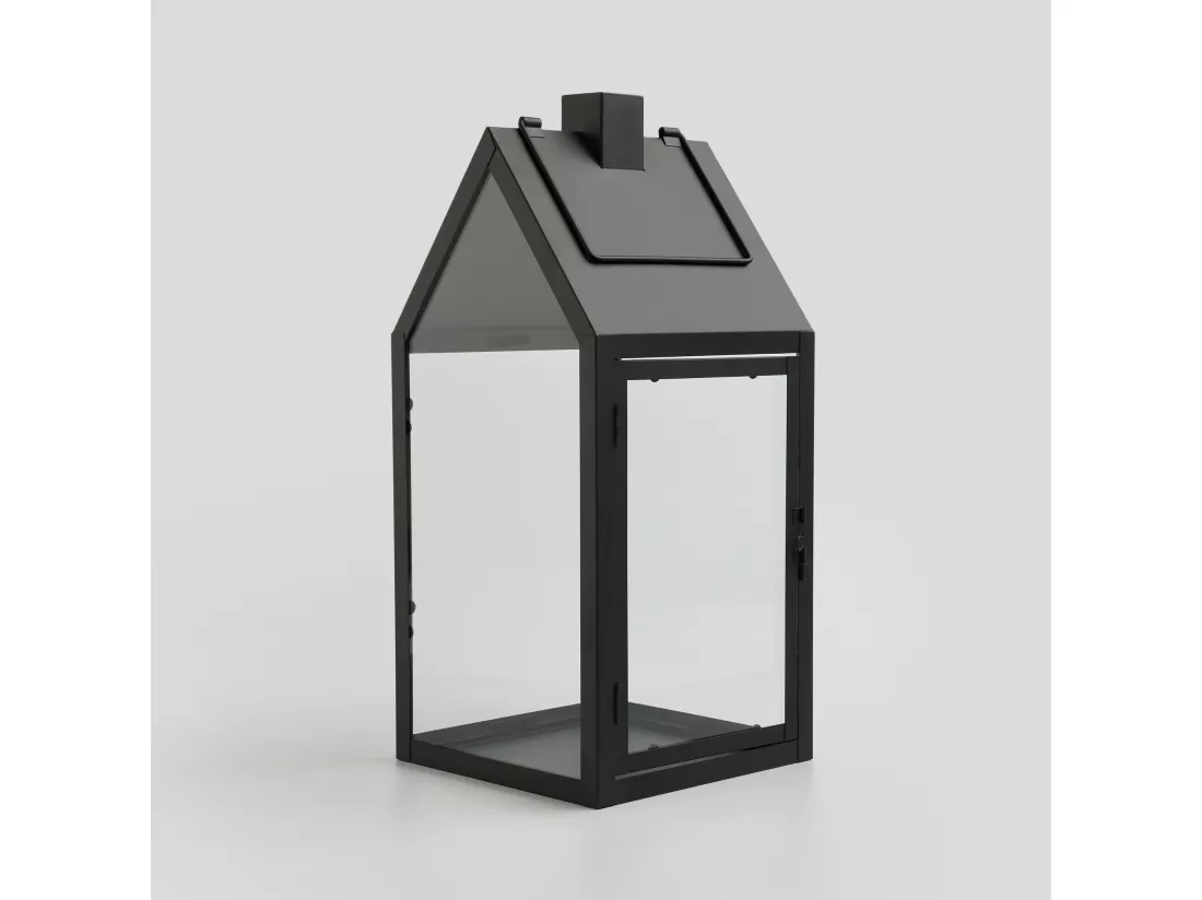 Lanterne Echo Noir Moyen 45 x 20 x 20