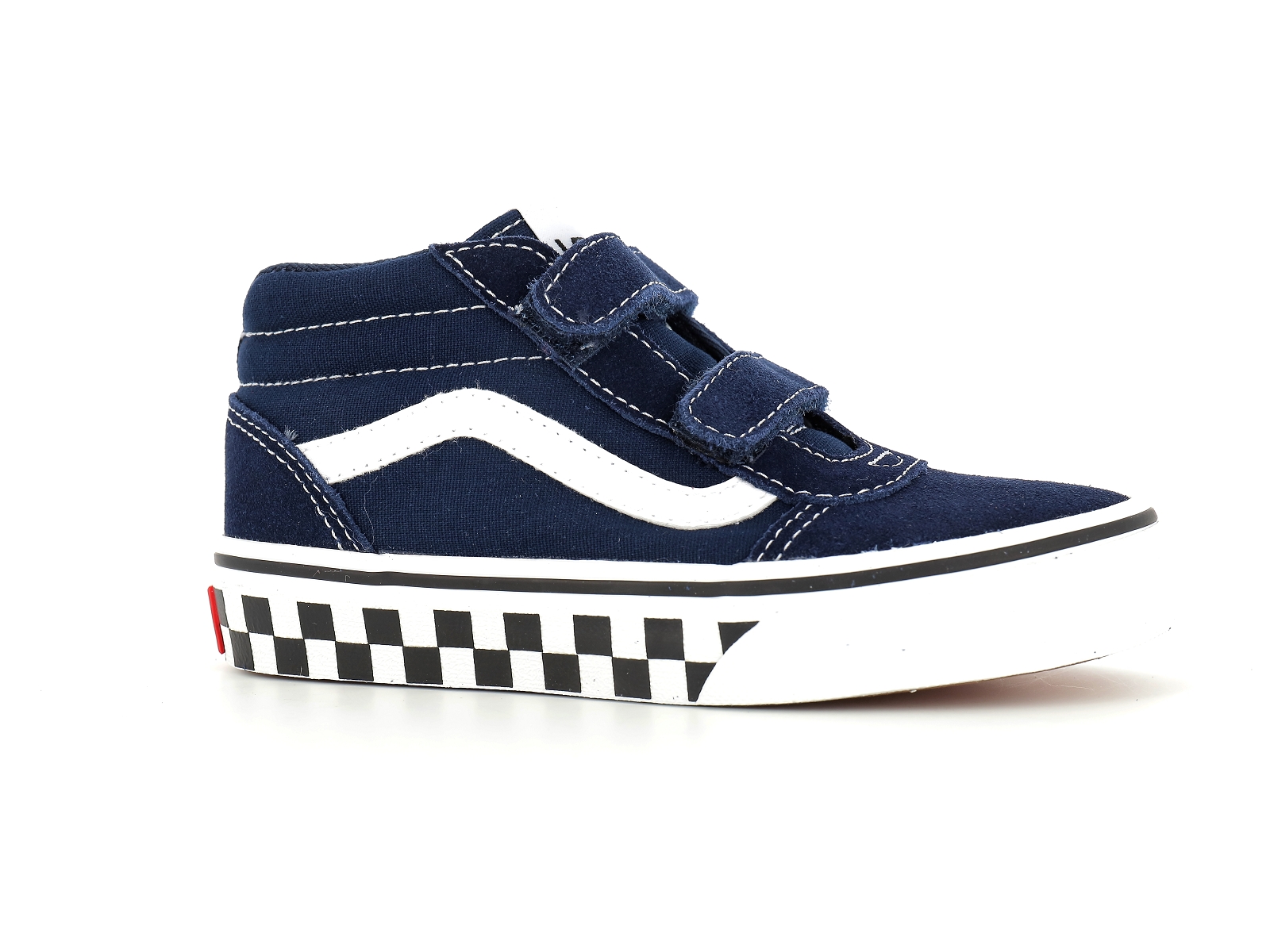 Vans-YT WARD MID V CHECKER SID Textile Marine
