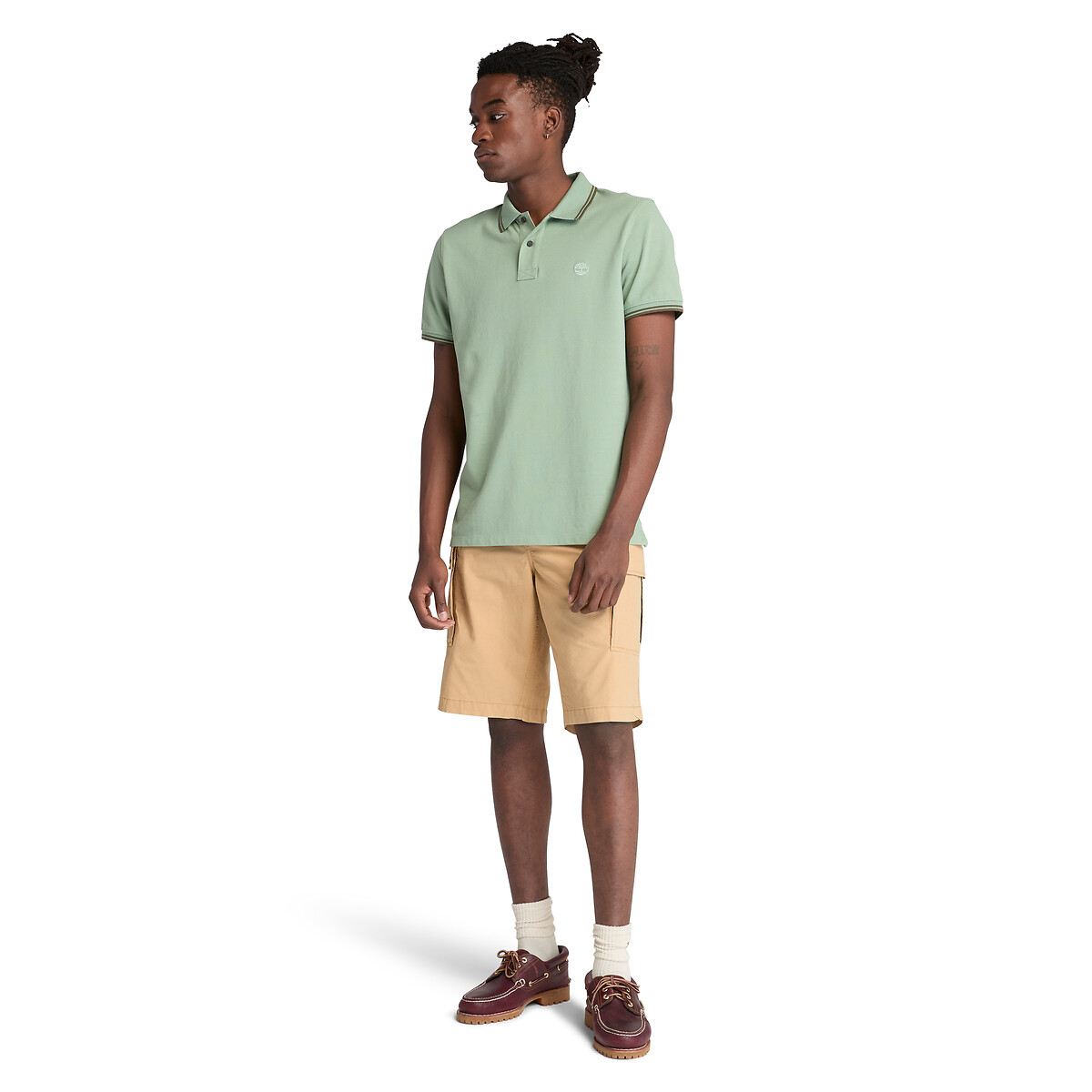 TIMBERLAND<br>Bermudas cargo retas para atividades ao ar livre