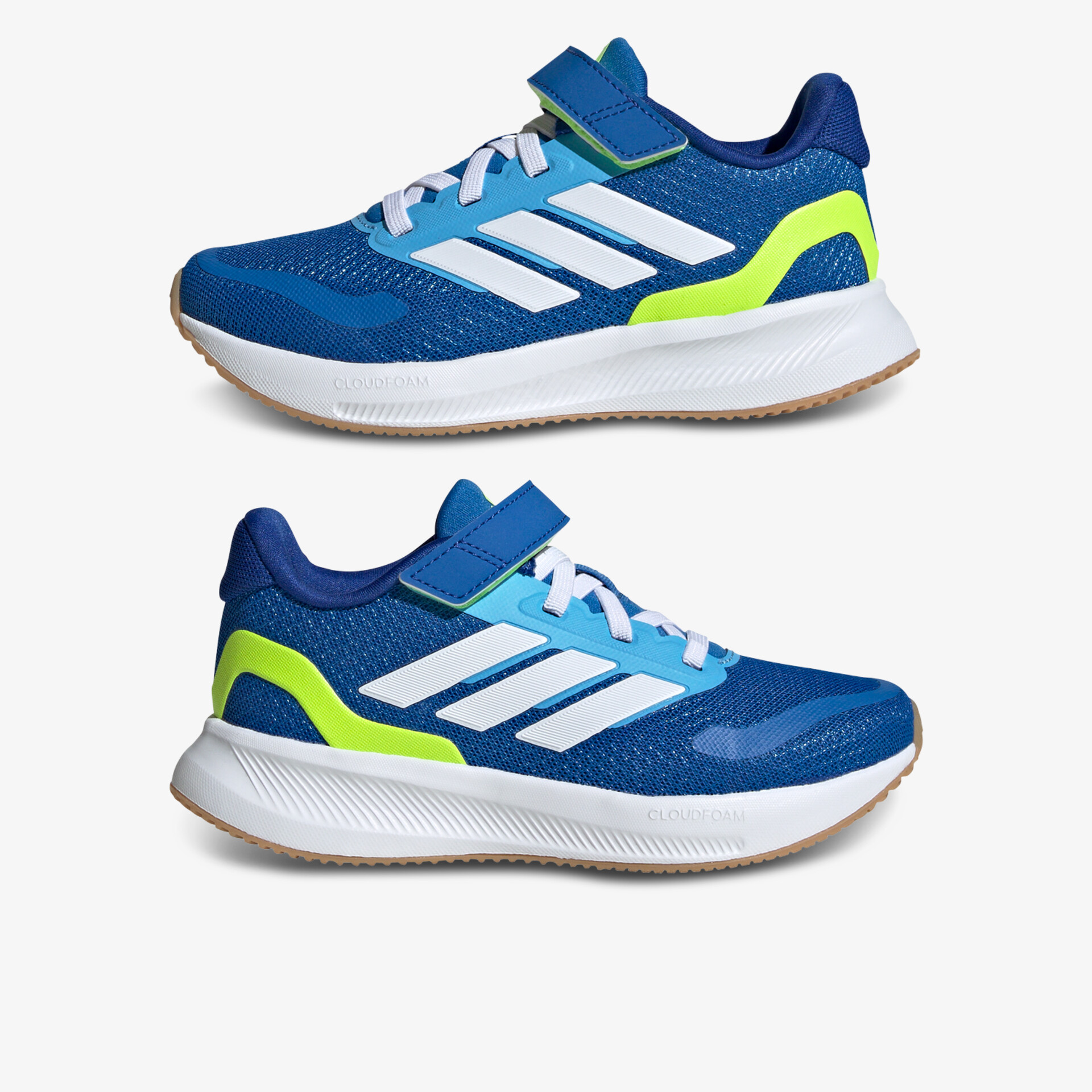 adidas RUNFALCON 5 EL C Kinder Sportschuhe blau