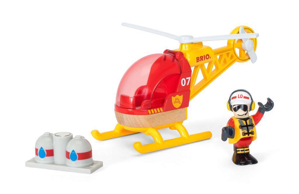 BRIO Spiel Feuerwehr-Hubschrauber