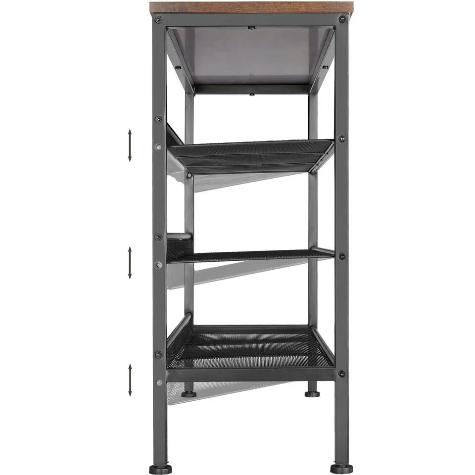 tectake Schoenenrek Wolverhampton 75,5x30,5x69,5cm