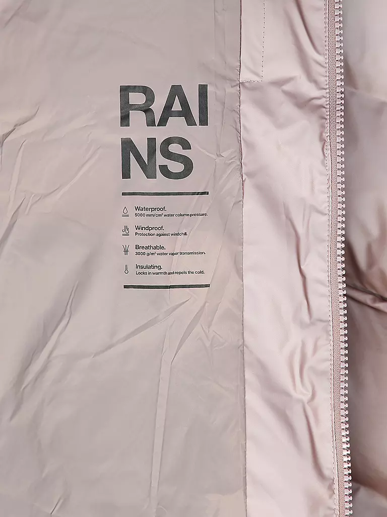 RAINS Steppmantel ALTA silber
