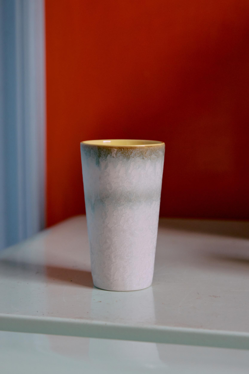 HKliving 70's Ceramic latte mok Petal