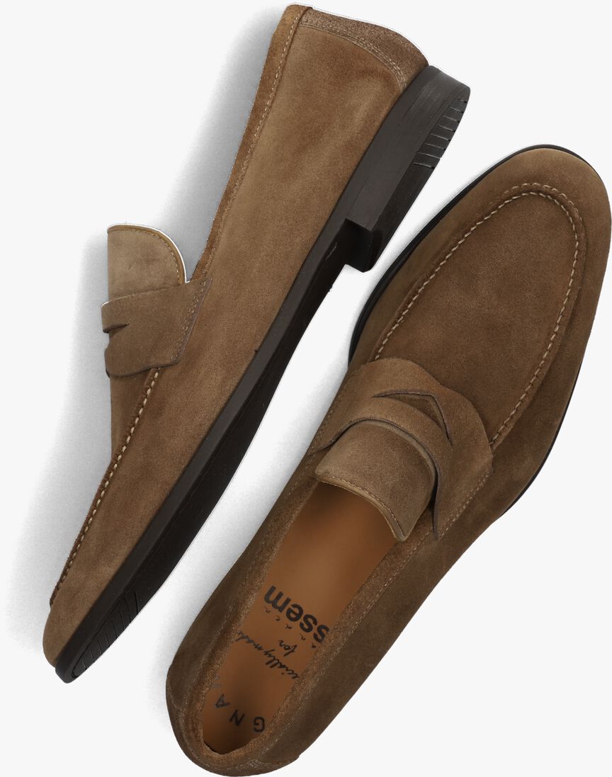 beige magnanni loafers 24412