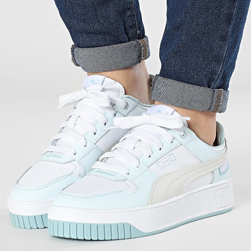 Baskets Femme Carina Street VTG 392338 Puma White Gray Dewdrop