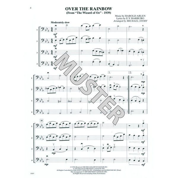 Alfred Music Publishing Movie Quartets for All Cello