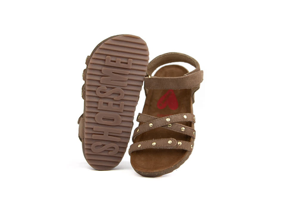 Shoesme Sandaal Brown Studs