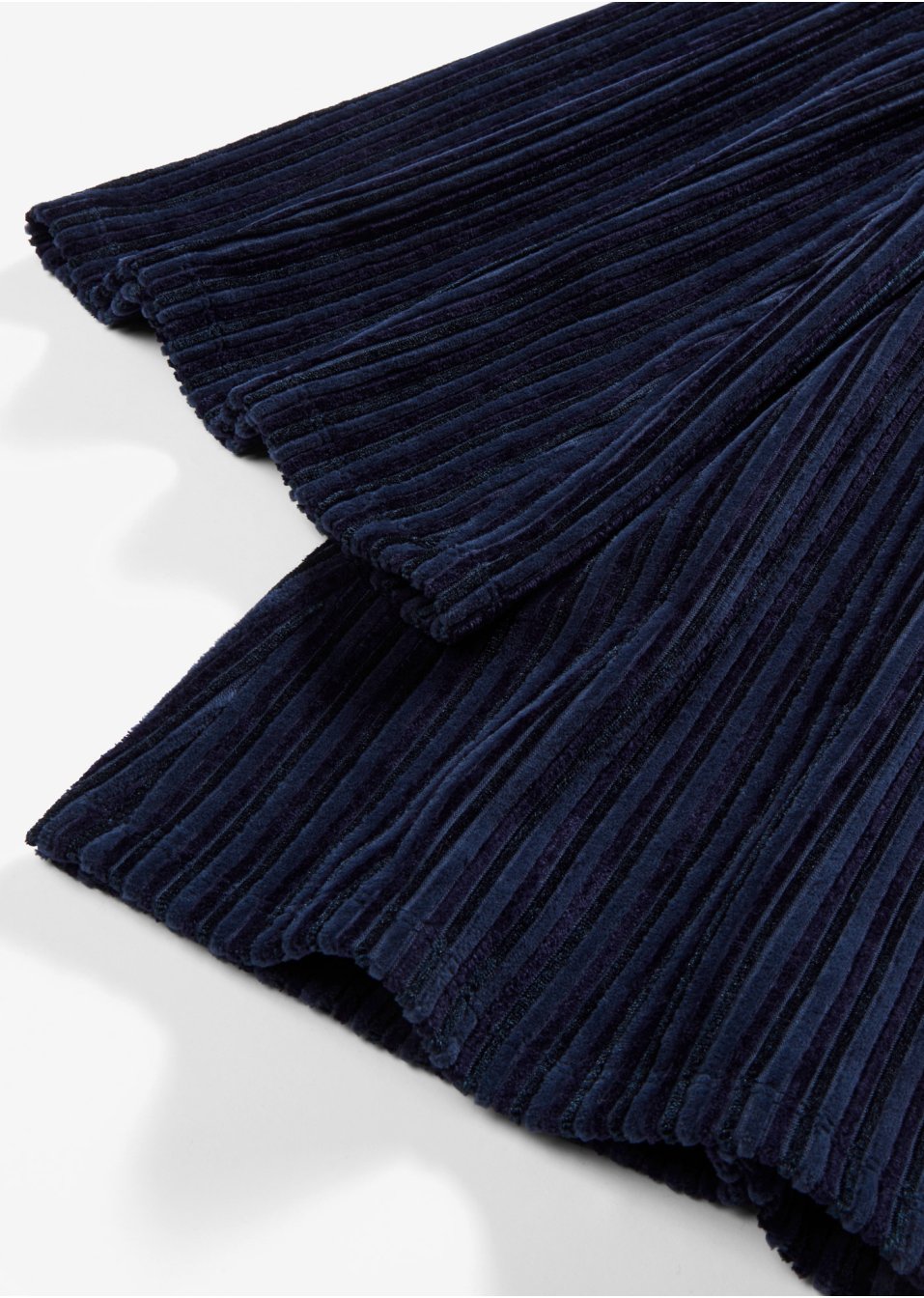 Pantalon évasé en velours