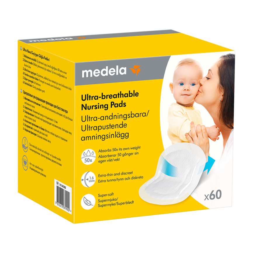 Medela ammeinnlegg ultrapustende 60 stk