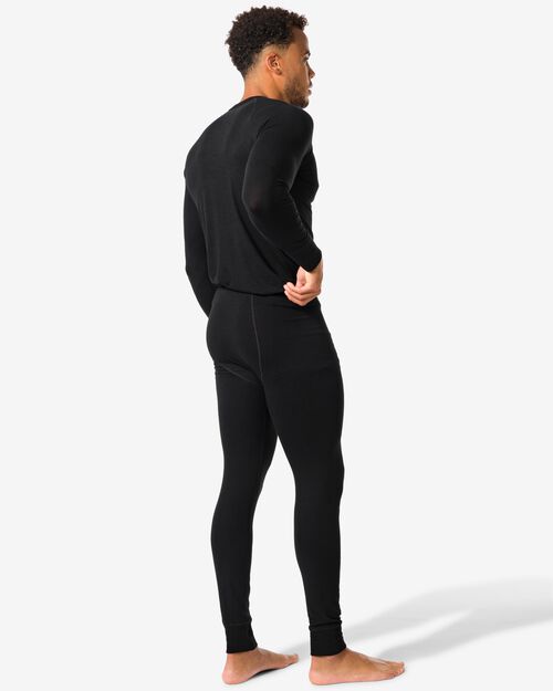 pantalon thermique homme noir