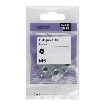 KARWEI inslagmoer M6 (6 stuks)