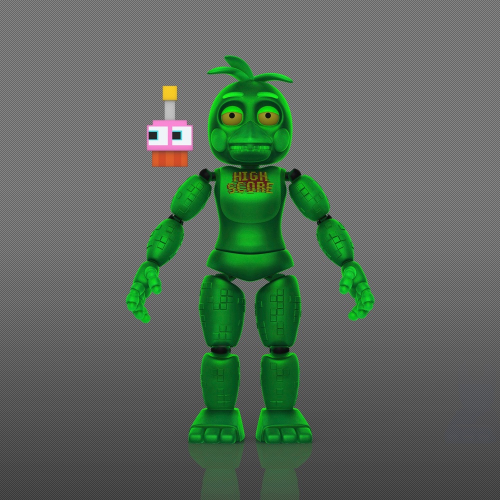 Five Nights at Freddy's High Score Chica - Blue Glow