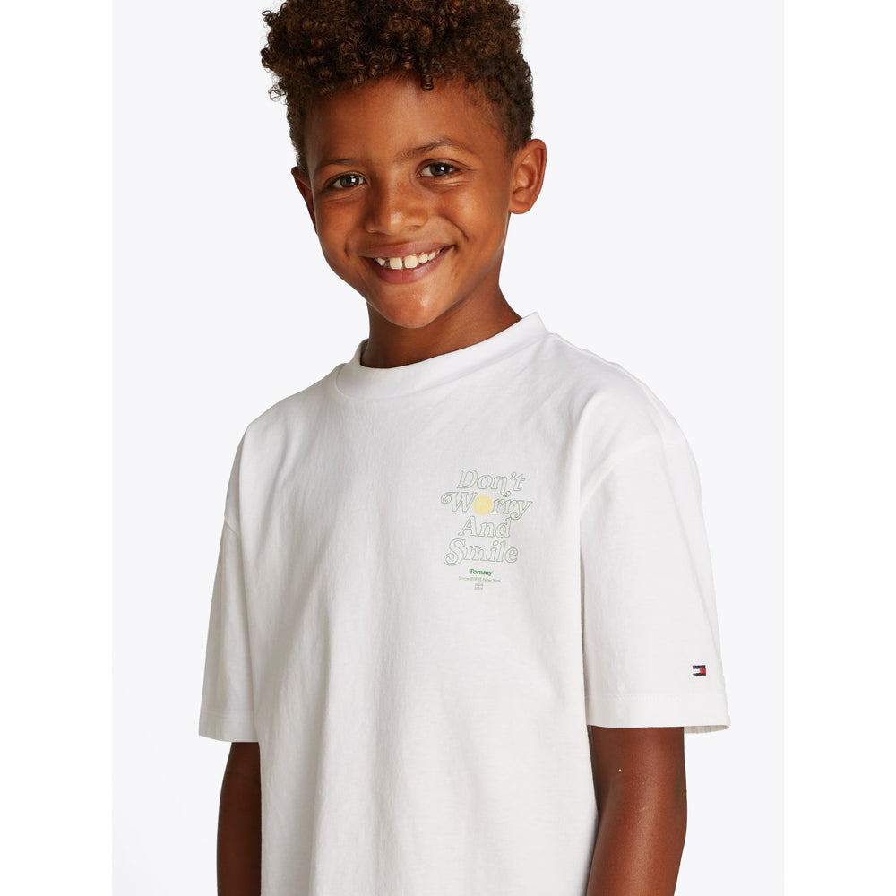 Køb Tommy Hilfiger White Fun Graphic T-Shirt
