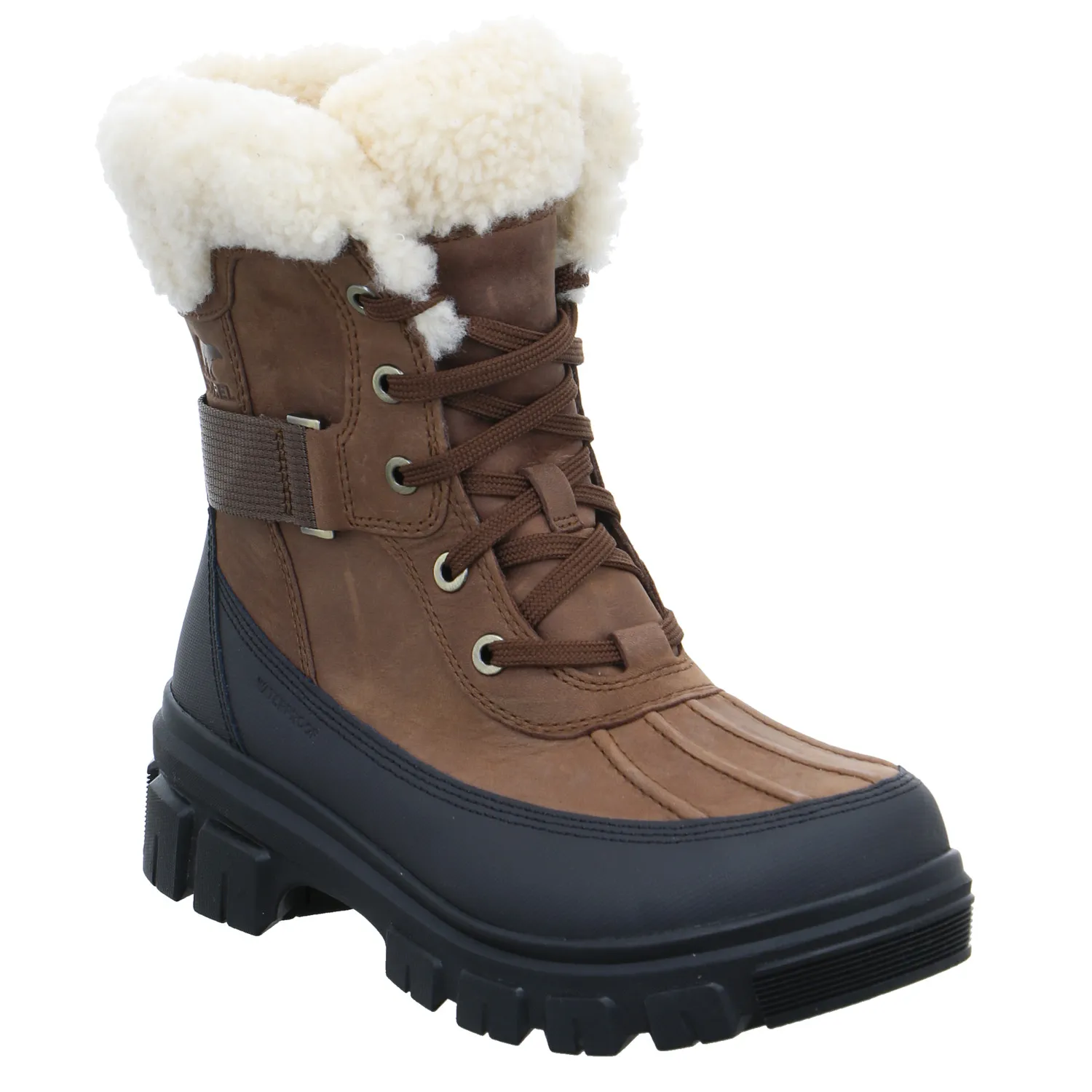 SOREL Snowboot Braun Leder  wasserdicht